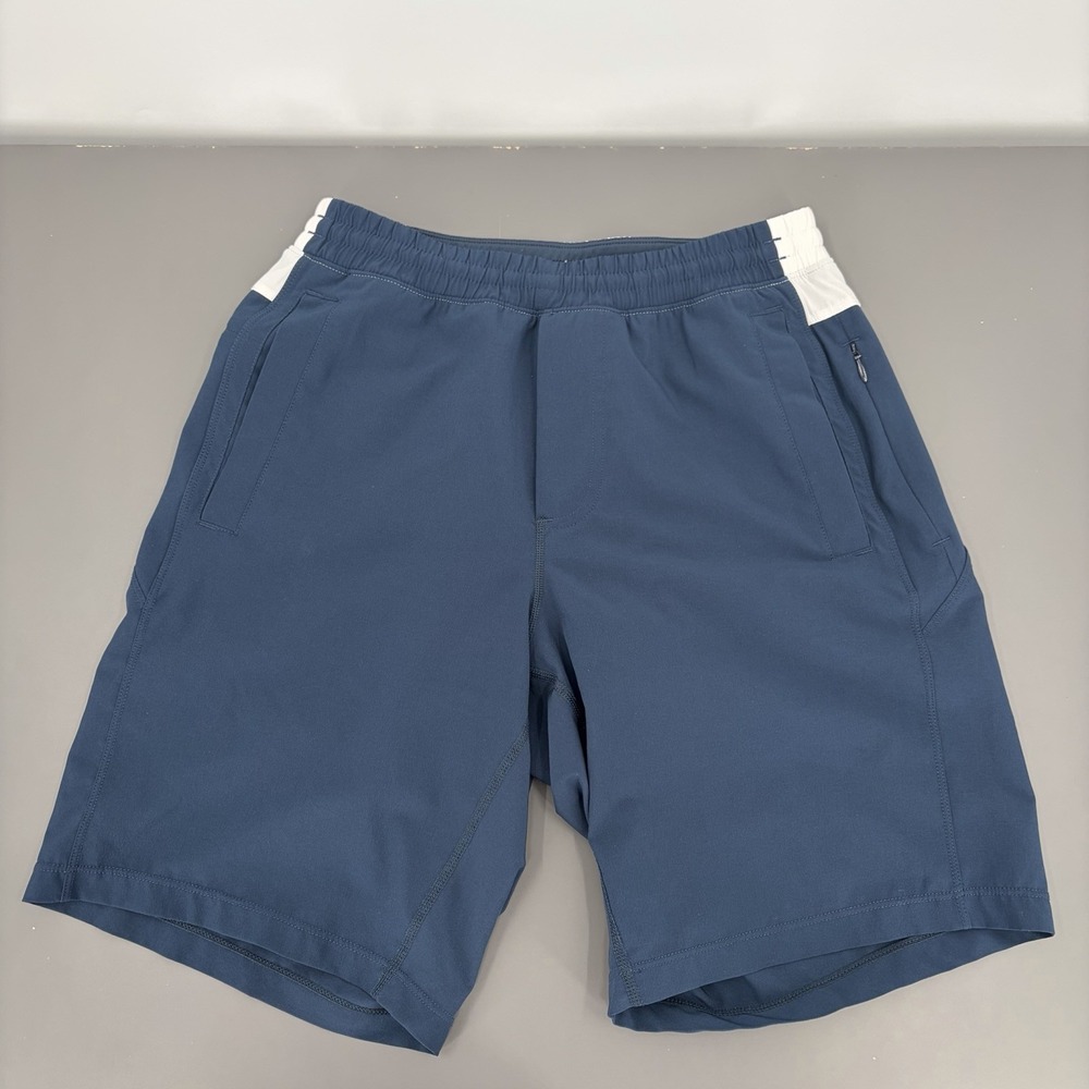 Birddogs Boom For Your Boomstick Long Sz S Regular Lined 9" Shorts Blue White